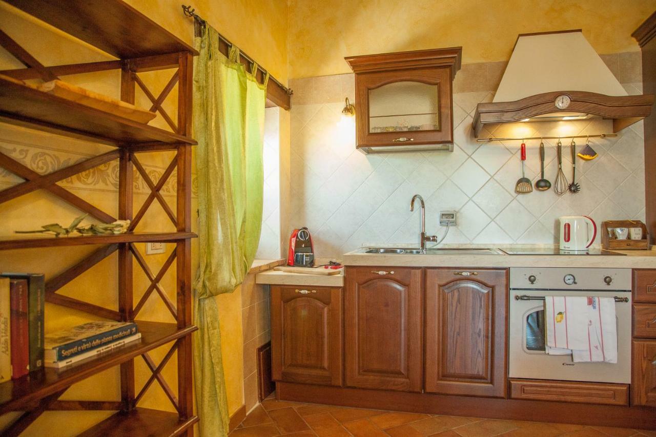 Agriturismo Bio Tra Cielo E Terra Lägenhet Grutti Exteriör bild