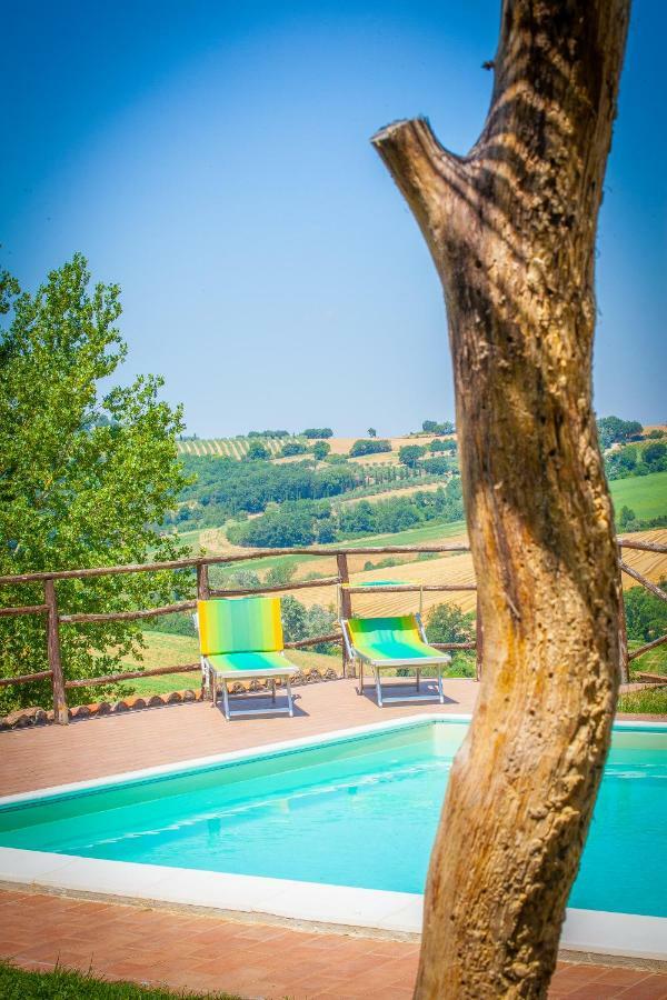 Agriturismo Bio Tra Cielo E Terra Lägenhet Grutti Exteriör bild