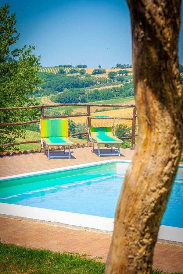 Agriturismo Bio Tra Cielo E Terra Lägenhet Grutti Exteriör bild